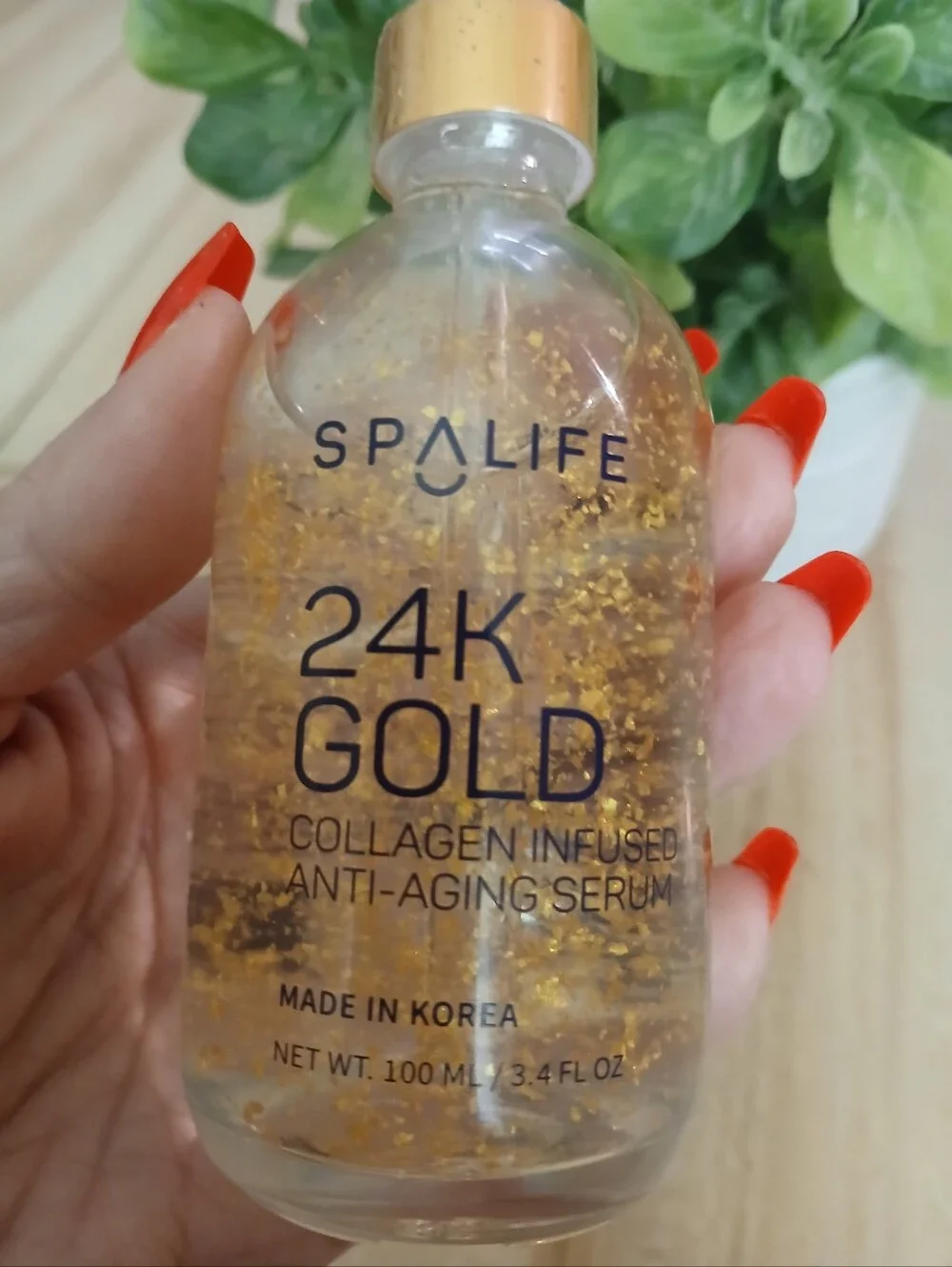 Spa~Life 24K Gold Collagen Infused Anti Aging Serum Korea Skincare No Box